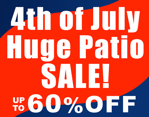 NOW UP TO 60% OFF! BOBO�s 250-Year July 4th Patio Sale Ends July 5th